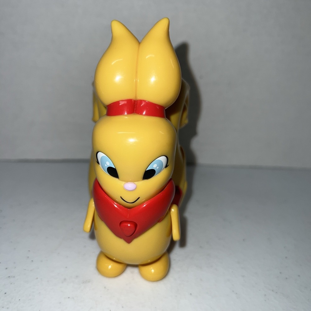 2003 Neopet Yellow Squirrel Voice Activated 5" Usul Thinkway Toys Works
